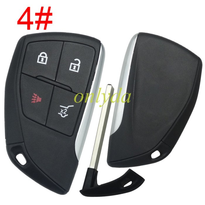 For GMC remote key  shell with badge,  (please choose button)