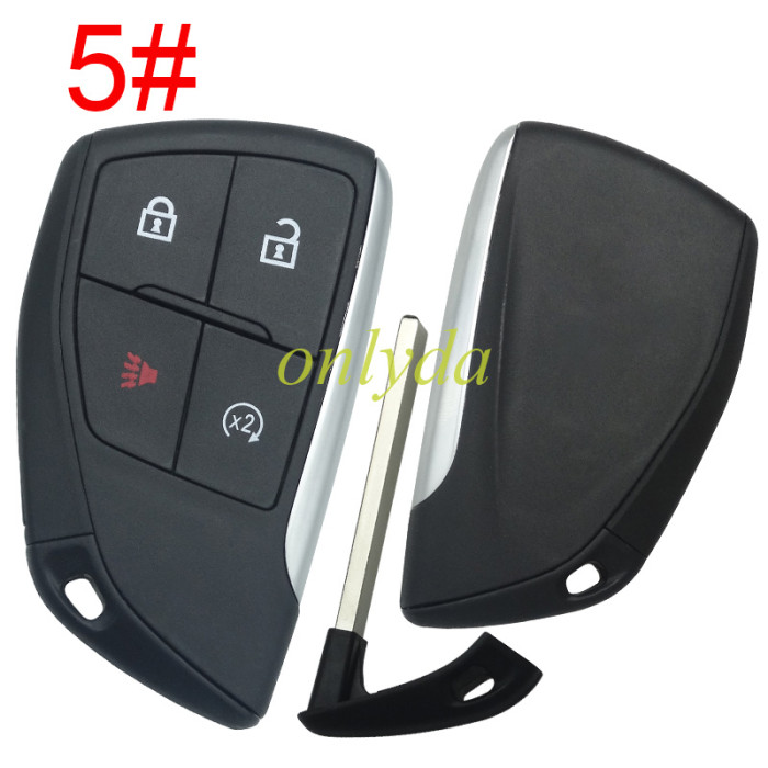 For GMC remote key  shell with badge,  (please choose button)