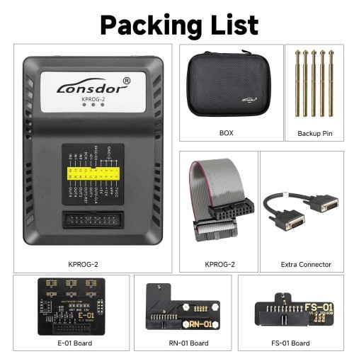 Lonsdor KPROG2   KPROG-2 Adapterfor K518 PRO/K518 FCV Key  Programmer  Read/Write  EEPROM SoicChip/MCU Chip