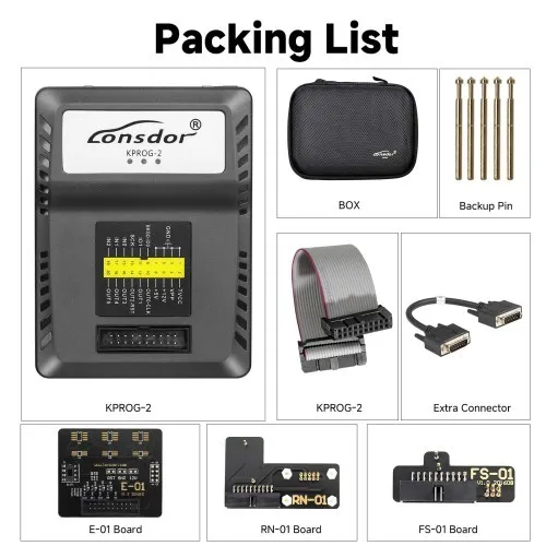 Lonsdor KPROG2   KPROG-2 Adapterfor K518 PRO/K518 FCV Key  Programmer  Read/Write  EEPROM SoicChip/MCU Chip