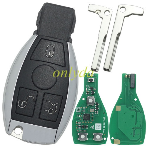 Free shipping from Europe warehouse 5pcs/lot XNBZ01 Xhorse VVDI FBS3  BE.BGA,NEC  Key Pro Improved Version Mercedes-Benz 3 button remote key with 434mhz (with token)