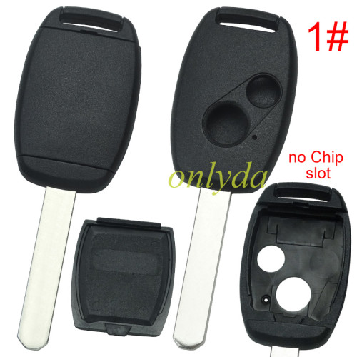 Super Stronger GTL shell  Honda upgrade remote key shell （Without chip slot place)， pls choose button
