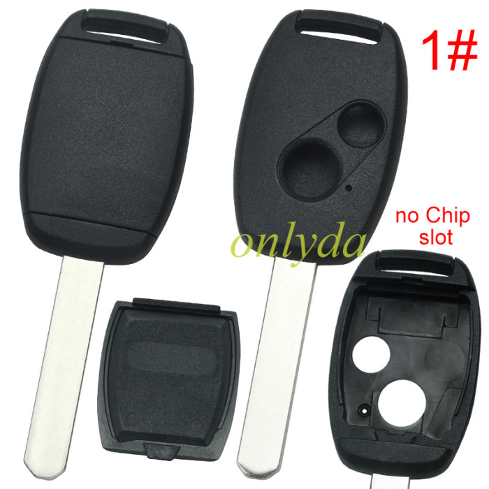 Super Stronger GTL shell  Honda upgrade remote key shell （Without chip slot place)， pls choose button
