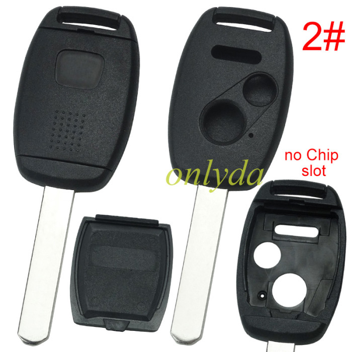 Super Stronger GTL shell  Honda upgrade remote key shell （Without chip slot place)， pls choose button