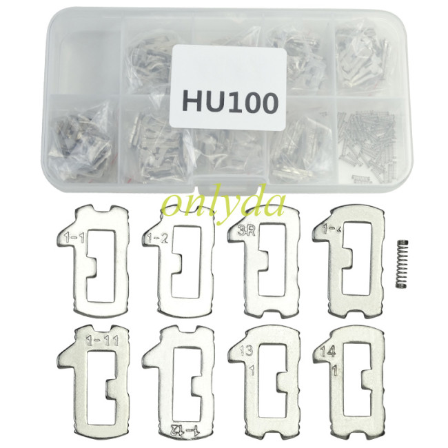 Opel lock wafer it contains 1R,2R,3R,4R, 1L,2L,3L,4L Each parts has 20pcs