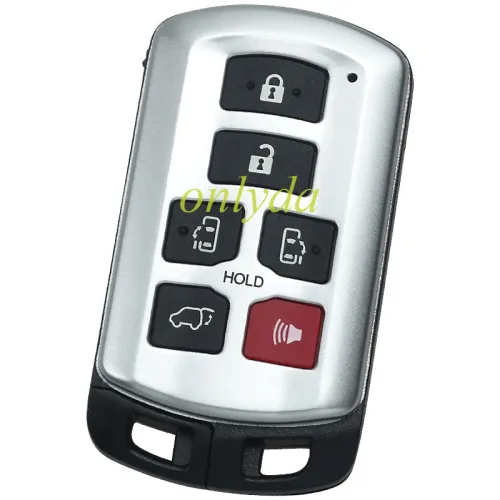 Super Stronger GTL shell for  Sienna 6 button remote key blank  with badge