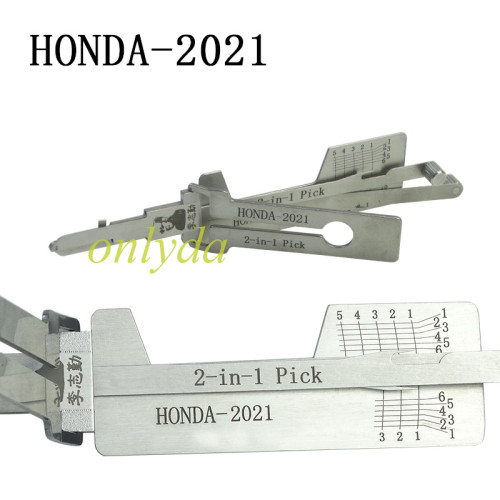 For Honda 2021  lishi 2 in 1 decode and lockpick For 2021 new Honda
