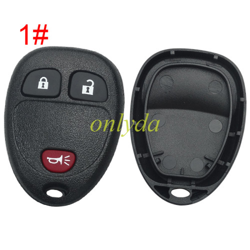 For GM Buick remote key shell without battery holder, pls choose the button