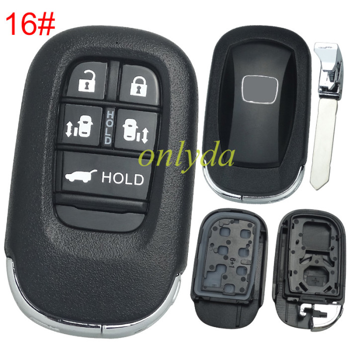 2022 New Honda 11th Generation Civic key  shell with badge