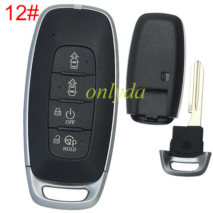 ForNissan  remote key blank,without badge ,pls choose button
