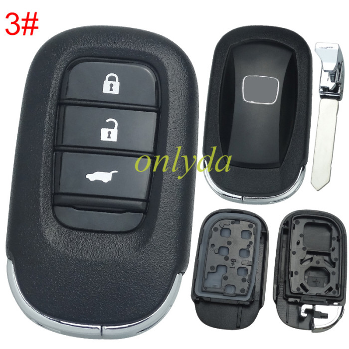 2022 New Honda 11th Generation Civic key  shell with badge