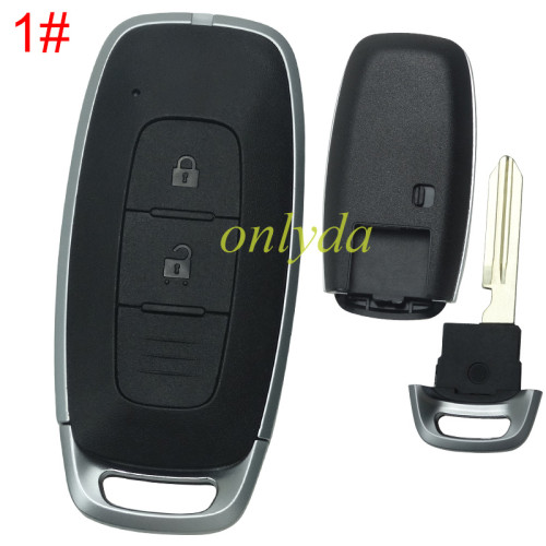 ForNissan  remote key blank,without badge ,pls choose button