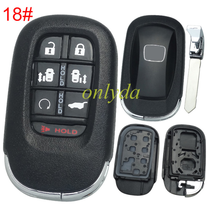 2022 New Honda 11th Generation Civic key  shell with badge