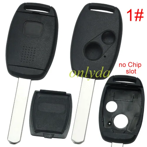 Super Stronger GTL shell  Honda upgrade remote key shell （Without chip slot place)， pls choose button