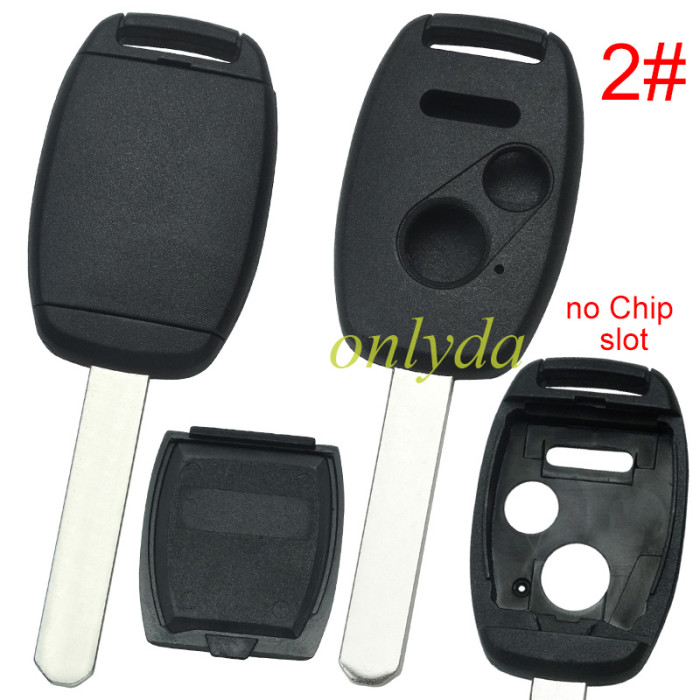 Super Stronger GTL shell  Honda upgrade remote key shell （Without chip slot place)， pls choose button