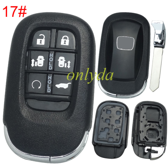2022 New Honda 11th Generation Civic key  shell with badge