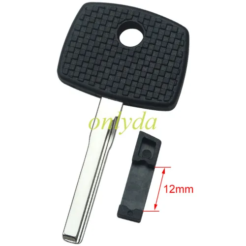 For Mercedes Benz  transponder key blank with badge
