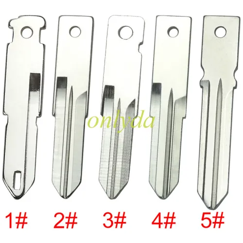 For Renault key blade  1# NE73/ 2#3# VAC102/ 4# HU166 5#HU179. pls choose blade