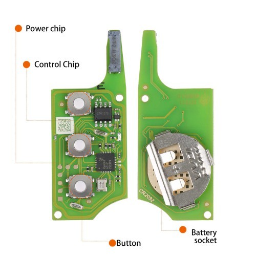 Xhorse XEB510EN Volkswagen B5 Type Super remote with XT27B super chip  with MQB48/MQB49 funcation, it is electric XT27B chip
