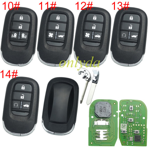 Xhorser smart remote key for Honda 4 button PN:XZBT51EN