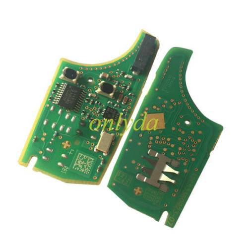 For Opel OEM 2 button remote key with 434mhz  5WK50079 95507070 chip GM(HITA G2) chip（round logo place on the back）