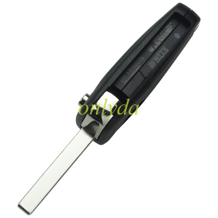 For Opel OEM 2 button remote key with 434mhz  5WK50079 95507070 chip GM(HITA G2) chip（round logo place on the back）
