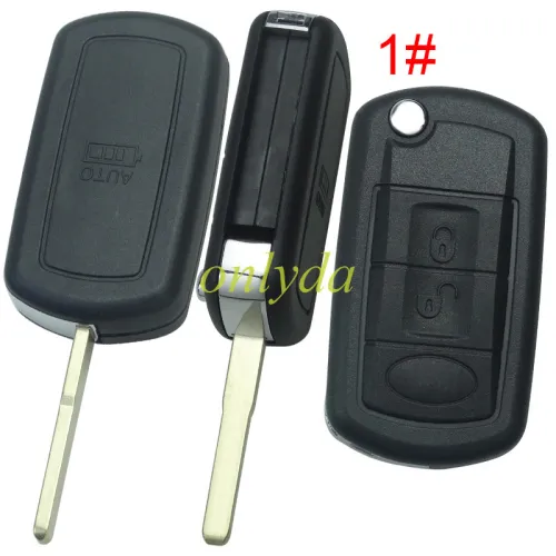 For Ford land rover 3 button remote key blank without badge  without words and screws --”Ford style“ HU101 /HU92 blade, pls choose model