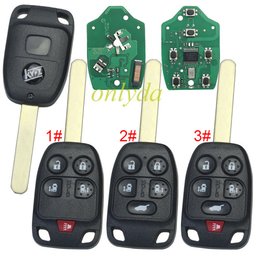 Honda  4+1 Button remote key with 313.8mhz （FCC ID:N5F-A04TAA)