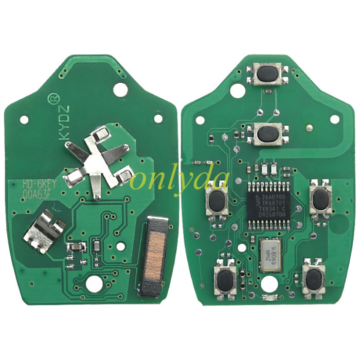 Honda  4+1 Button remote key with 313.8mhz （FCC ID:N5F-A04TAA)