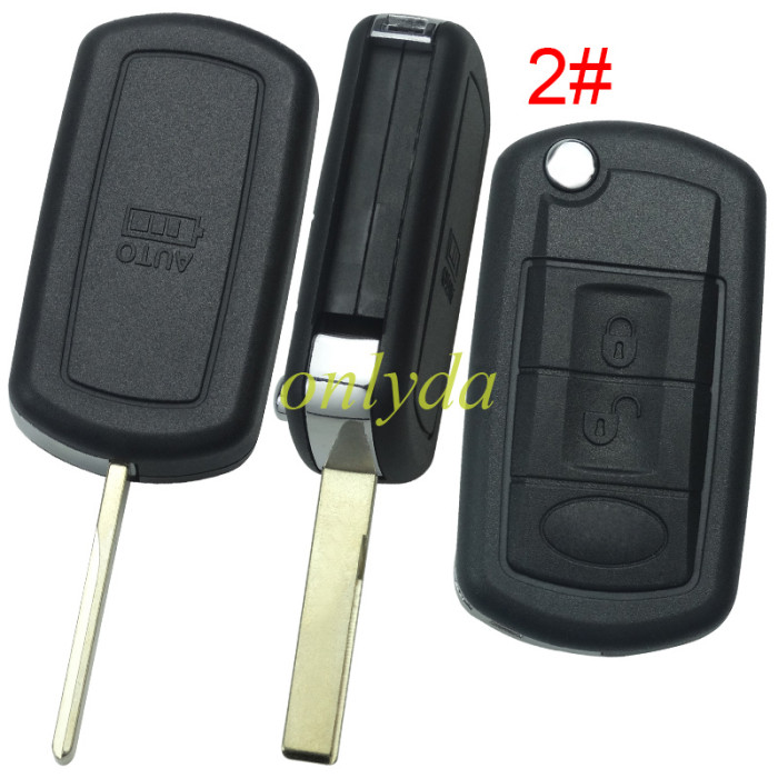 For Ford land rover 3 button remote key blank without logo  without words and screws --”Ford style“ HU101 /HU92 blade, pls choose model