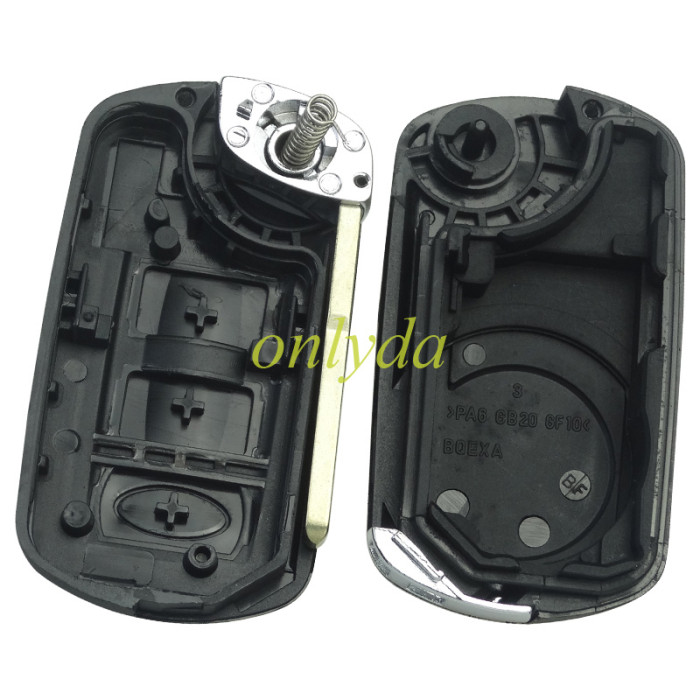 For Ford land rover 3 button remote key blank without logo  without words and screws --”Ford style“ HU101 /HU92 blade, pls choose model