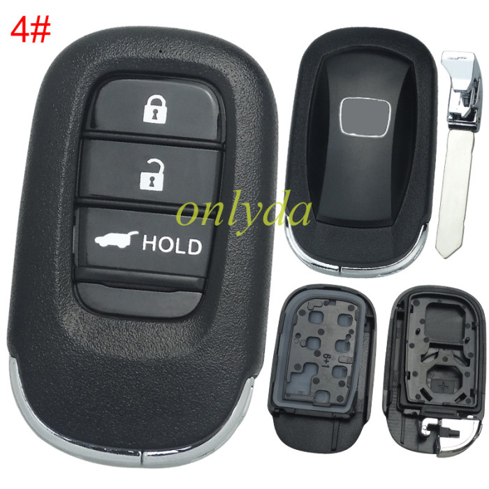2022 New Honda 11th Generation Civic key  shell with badge