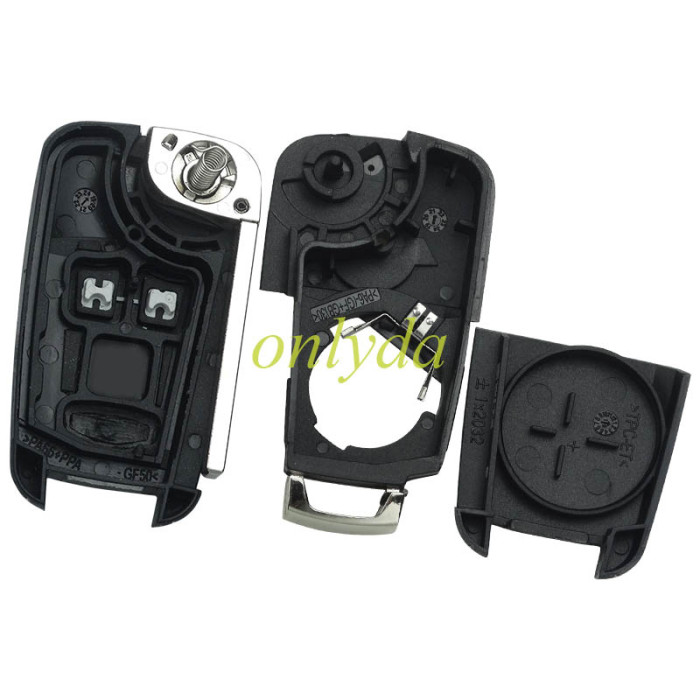 For Opel OEM 2 button remote key with 434mhz  5WK50079 95507070 chip GM(HITA G2) chip（round logo place on the back）
