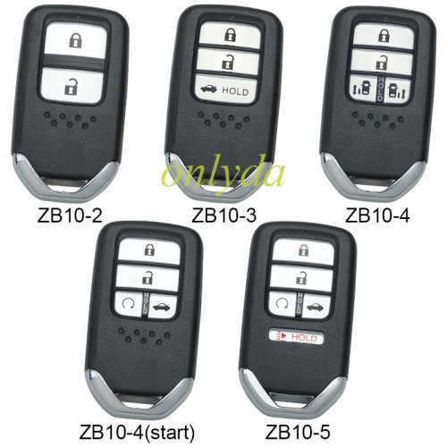 keydiy remote ZB10  2/3/4/5 button for Honda car .pls choose button
