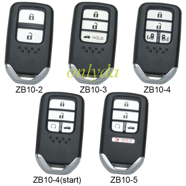 keydiy remote ZB10  2/3/4/5 button for Honda car .pls choose button