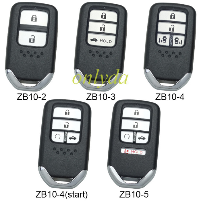 keydiy remote ZB10  2/3/4/5 button for Honda car .pls choose button