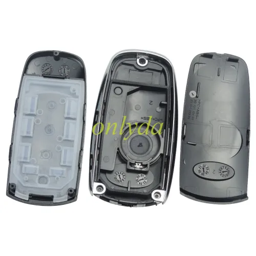 Original Chery 4 button key shell without blade , with badge