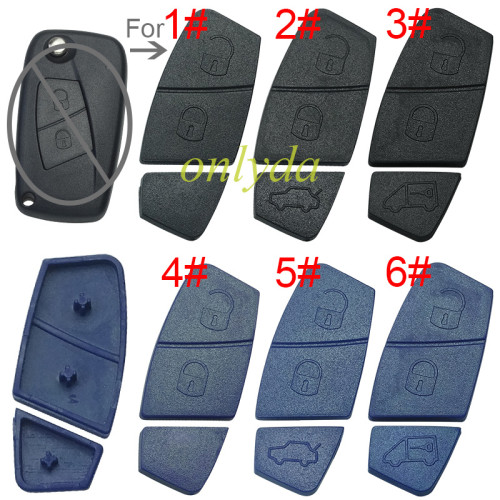 For Fiat 2/3 button key pad, pls choose color and button