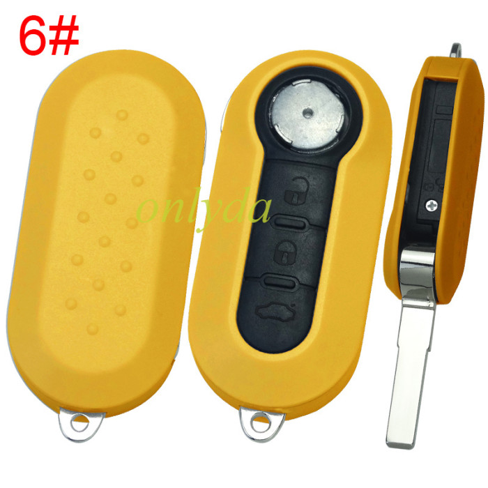 For Fiat 3 button remote key blank， pls choose color (if you don't know how to fit and unfit, please don't buy)