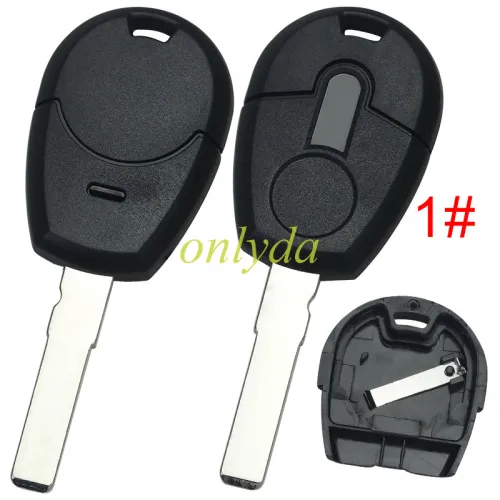 For Fiat key blank with SIP22/GT15 blade， with bagde  (blade part can be separated), pls choose model.