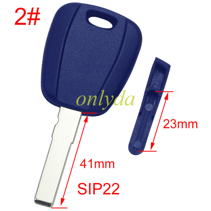 Super Stronger GTL  for Fiat transponder key shell with SIP22/GT15R blade（can put TPX long chip)， pls choose model