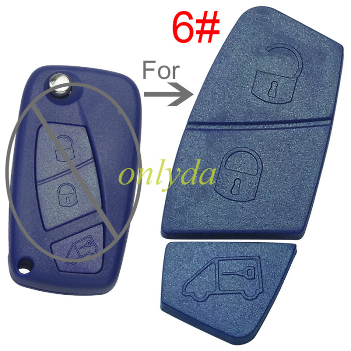 For Fiat 2/3 button key pad, pls choose color and button