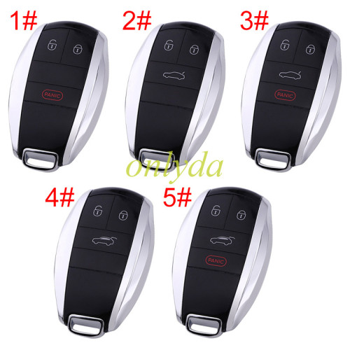 For Bentley  remote key shell  with badge