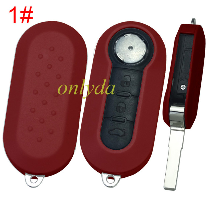 For Fiat 3 button remote key blank， pls choose color (if you don't know how to fit and unfit, please don't buy)