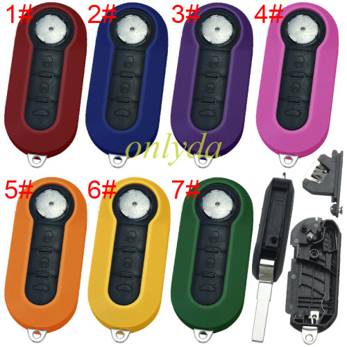 For Fiat 3 button remote key blank， pls choose color (if you don't know how to fit and unfit, please don't buy)