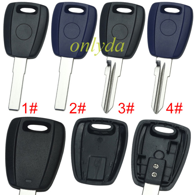 For Fiat transponder key blank-（can put TPX long chip)， pls choose model