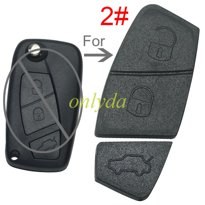 For Fiat 2/3 button key pad, pls choose color and button