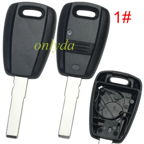 For Fiat remote key blank & 1 button without badge（can put TPX long chip), pls choose model