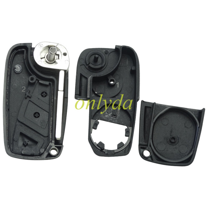 For Fiat  remote key blank without battery clamp with badge , pls choose model .