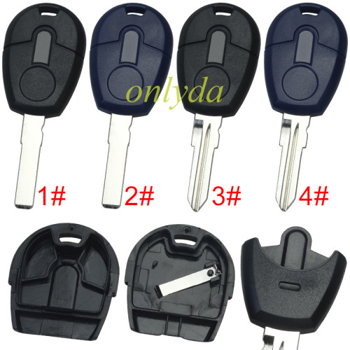 For Fiat key blank with SIP22/GT15 blade， with bagde  (blade part can be separated), pls choose model.